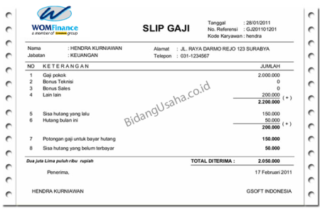 PT Wahana Ottomitra Multiartha Tbk WOM Finance Info Gaji Tunjangan