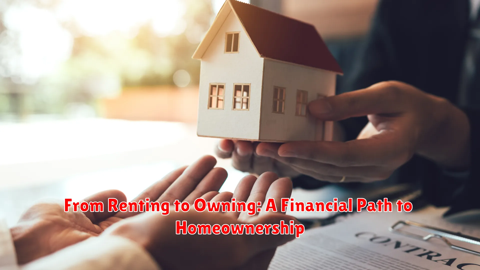 From Renting to Owning: A Financial Path to Homeownership