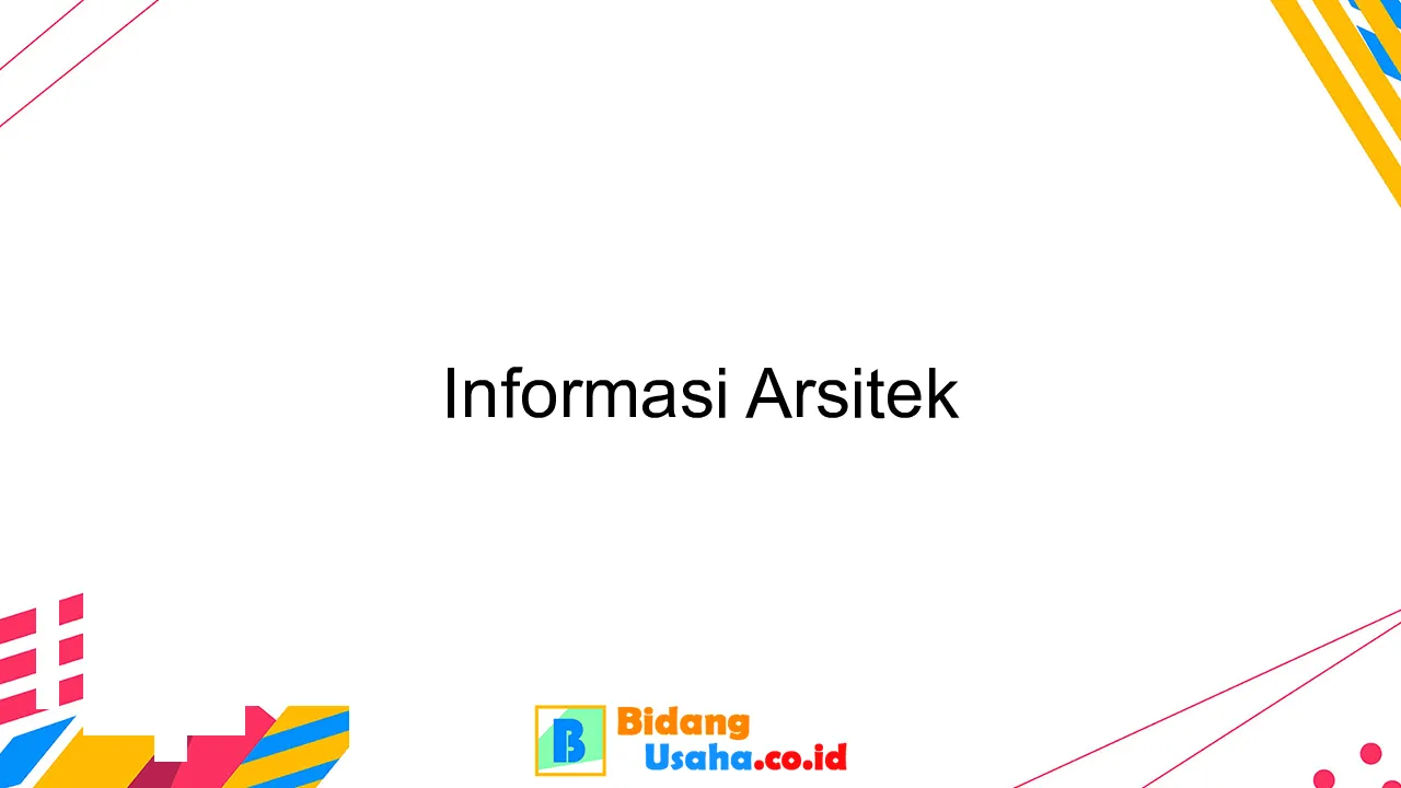 Informasi Arsitek