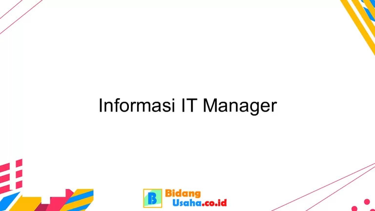 Informasi IT Manager