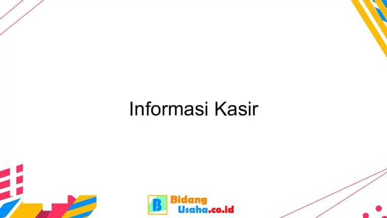 Informasi Kasir