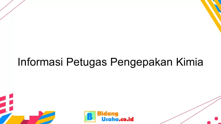 Informasi Petugas Pengepakan Kimia