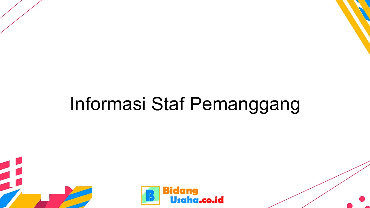 Informasi Staf Pemanggang