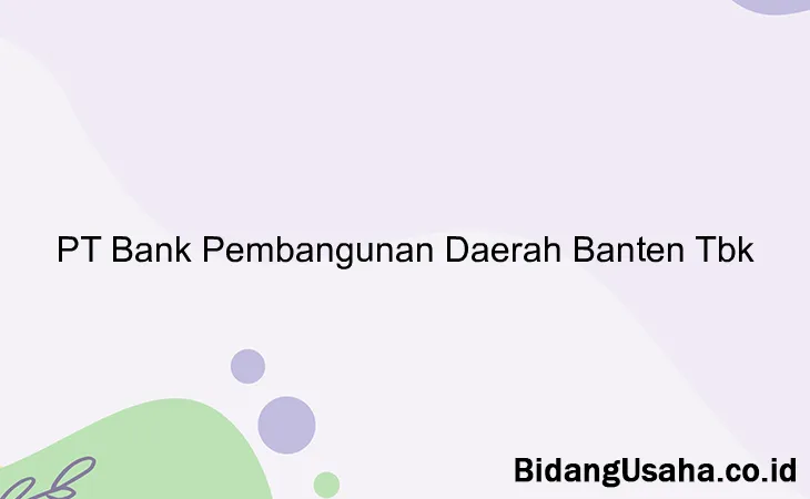PT Bank Pembangunan Daerah Banten Tbk