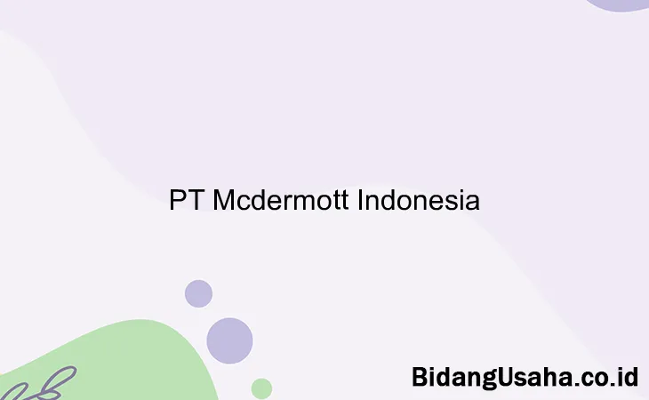 PT Mcdermott Indonesia