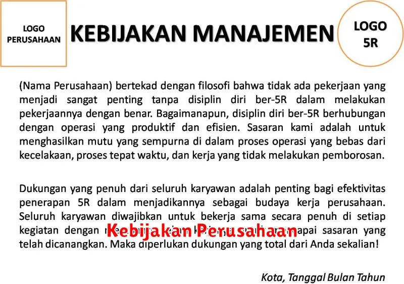 Kebijakan Perusahaan