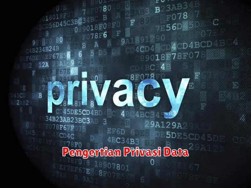 Pengertian Privasi Data