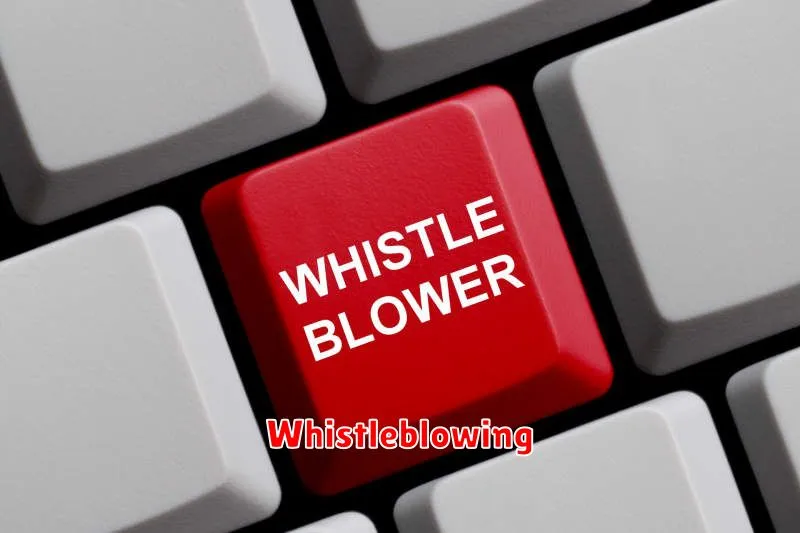 Whistleblowing